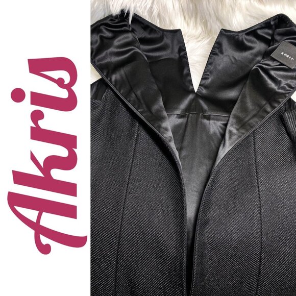 AKRIS BEAD EMBELLISHED ELEGANT SHEATH OCCASION PARTY DRESS, SIZE 8 - Picture 8 of 12